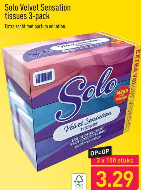 Solo   tissue folder aanbieding bij  Aldi - details