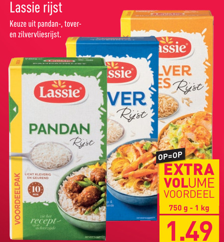 Lassie   rijst folder aanbieding bij  Aldi - details