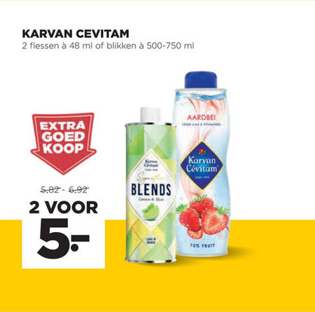 Karvan Cevitam   limonadesiroop folder aanbieding bij  Jumbo - details