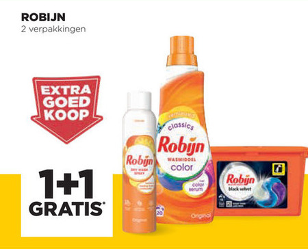 Robijn   wasmiddel, wasverzachter folder aanbieding bij  Jumbo - details