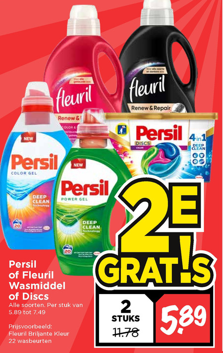 Persil   wasmiddel folder aanbieding bij  Vomar - details