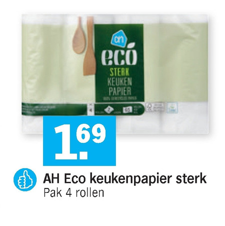 Albert Heijn Huismerk   keukenpapier folder aanbieding bij  Albert Heijn - details