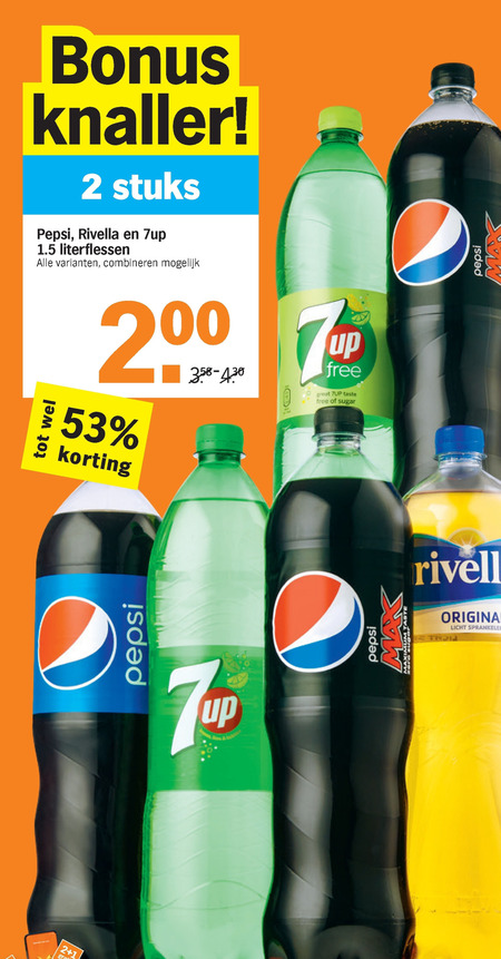 Rivella   cola, frisdrank folder aanbieding bij  Albert Heijn - details