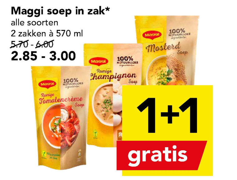 Maggi   soep folder aanbieding bij  Deen - details