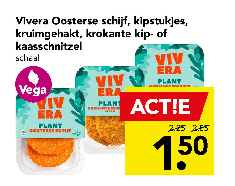 Vivera   vegetarisch folder aanbieding bij  Deen - details