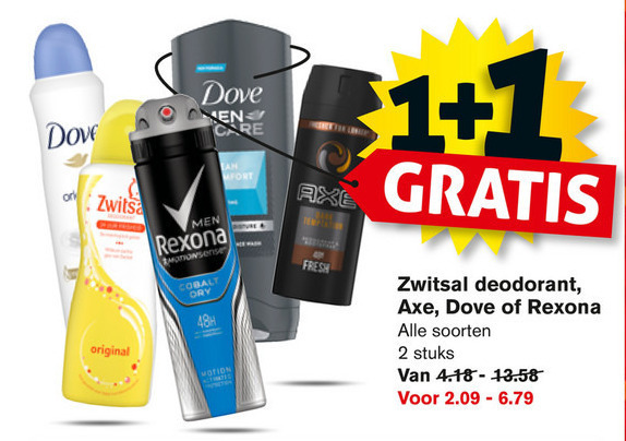 Zwitsal   deodorant folder aanbieding bij  Hoogvliet - details