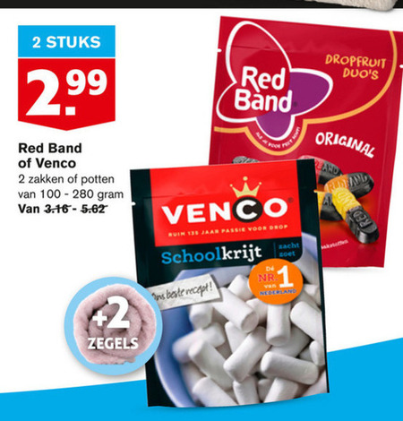 Venco   drop, snoep folder aanbieding bij  Hoogvliet - details