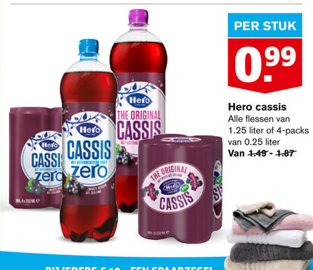 Hero   frisdrank folder aanbieding bij  Hoogvliet - details