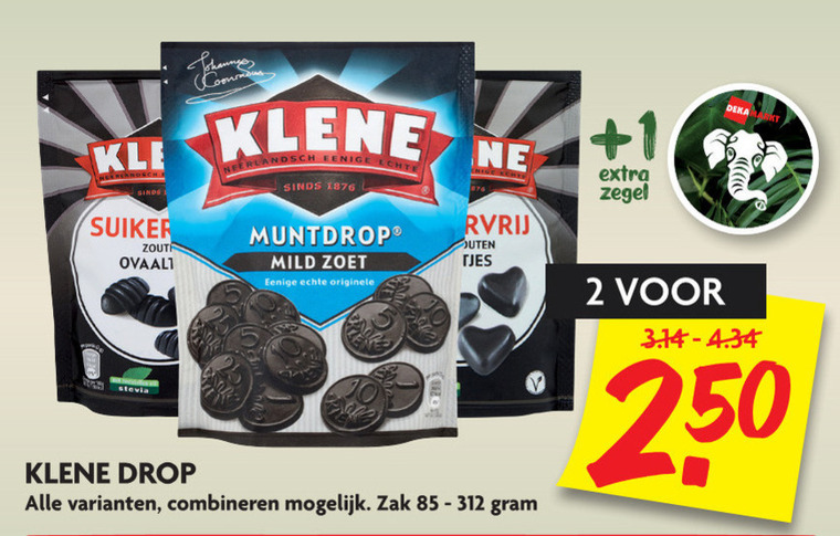 Klene   drop folder aanbieding bij  Dekamarkt - details