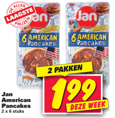 Jan   pannenkoek folder aanbieding bij  Nettorama - details