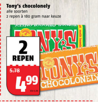 Tony Chocolony   chocolade folder aanbieding bij  Poiesz - details