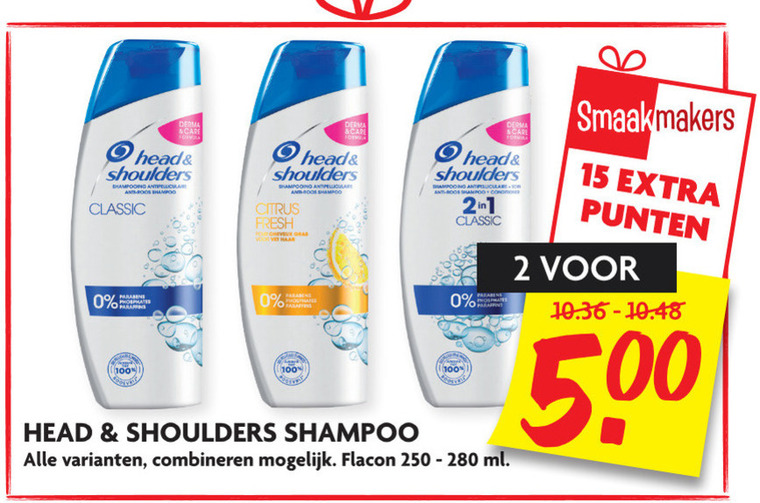 Head and Shoulders   shampoo folder aanbieding bij  Dekamarkt - details