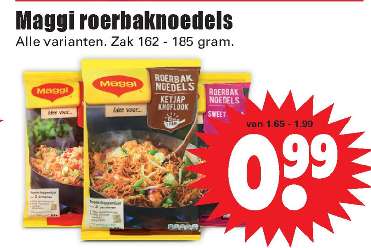 Maggi   noodles folder aanbieding bij  Dirk - details