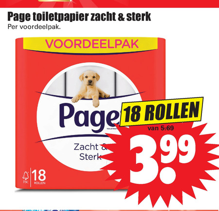 Page   toiletpapier folder aanbieding bij  Dirk - details