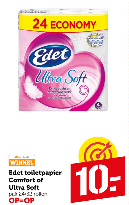 Edet   toiletpapier folder aanbieding bij  Coop - details