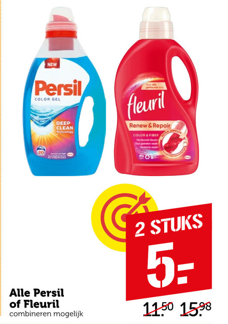 Persil   wasmiddel folder aanbieding bij  Coop - details