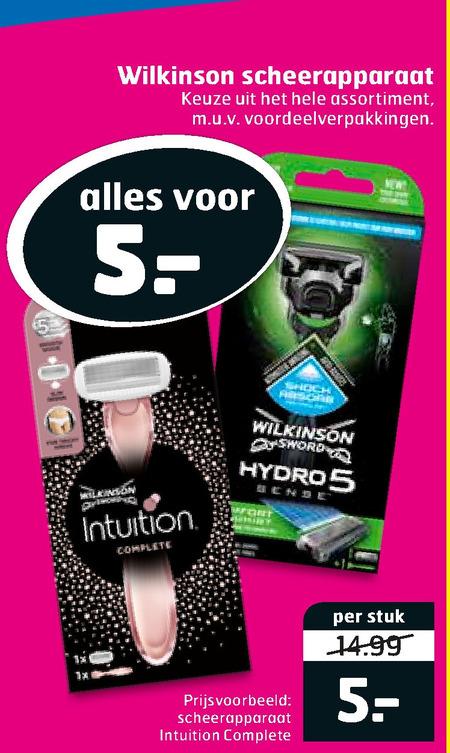 Wilkinson   dames handscheerapparaat, heren handscheerapparaat folder aanbieding bij  Trekpleister - details