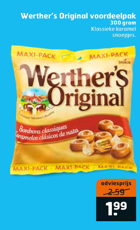 Werthers Original   snoep folder aanbieding bij  Trekpleister - details