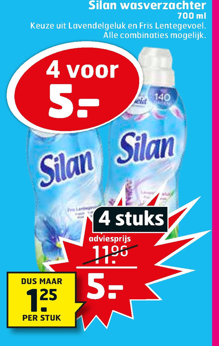 Silan   wasverzachter folder aanbieding bij  Trekpleister - details