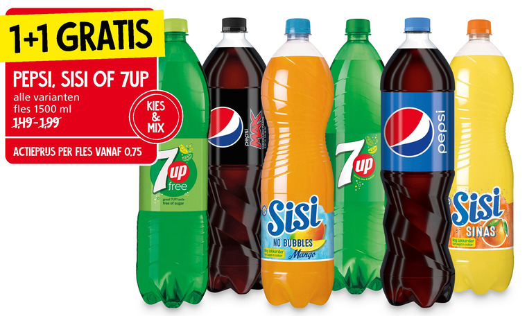 Sisi   cola, frisdrank folder aanbieding bij  Jan Linders - details