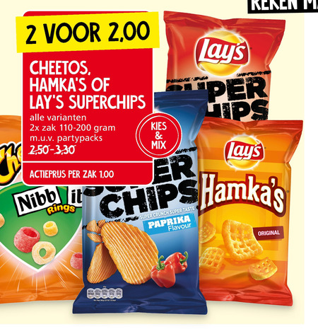 Lays   zoutje, chips folder aanbieding bij  Jan Linders - details