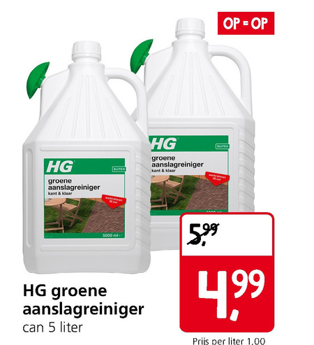 HG   aanslagverwijderaar folder aanbieding bij  Jan Linders - details