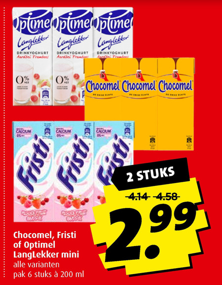 Chocomel   drinkyoghurt, chocolademelk folder aanbieding bij  Boni - details