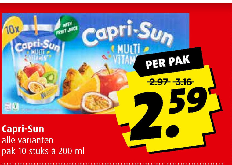 Capri-Sun   fruitdrank folder aanbieding bij  Boni - details