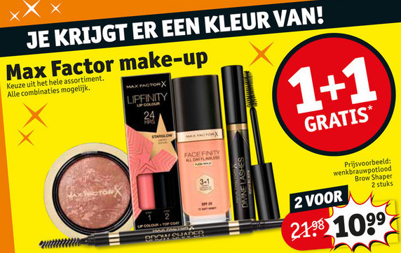 Max Factor   gezichtspoeder, foundation folder aanbieding bij  Kruidvat - details