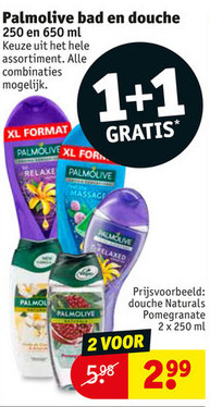 Palmolive   douchegel folder aanbieding bij  Kruidvat - details