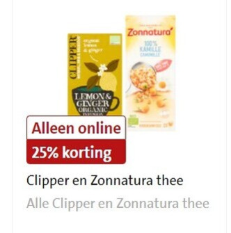 Clipper   thee folder aanbieding bij  Jumbo - details