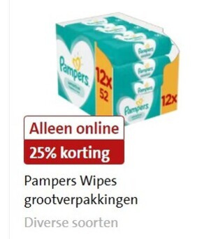 Pampers   billendoekjes folder aanbieding bij  Jumbo - details