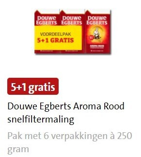 Douwe Egberts   koffie folder aanbieding bij  Jumbo - details