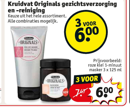 Kruidvat Huismerk   gezichtsverzorging, gezichtsreiniging folder aanbieding bij  Kruidvat - details