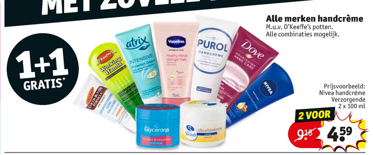 Alle merken   handcreme folder aanbieding bij  Kruidvat - details