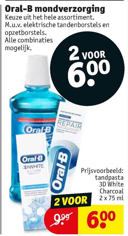 Oral-B   flosdraad, mondverzorging folder aanbieding bij  Kruidvat - details