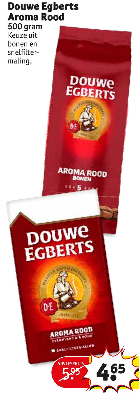 Douwe Egberts   koffiebonen, koffie folder aanbieding bij  Kruidvat - details