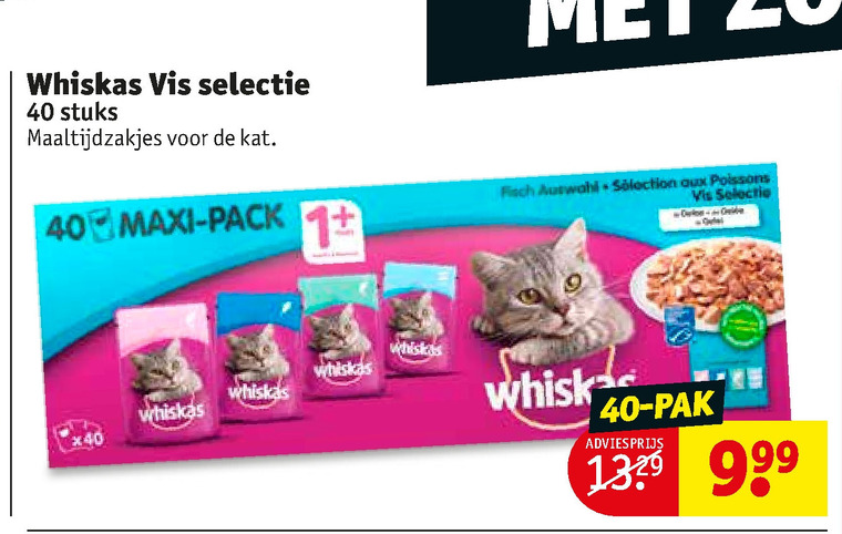 Whiskas   kattenvoer folder aanbieding bij  Kruidvat - details