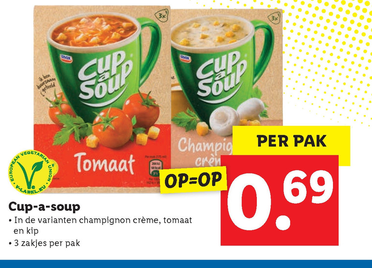 Cup a Soup   soep folder aanbieding bij  Lidl - details