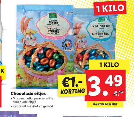 Favorina   paaseitjes folder aanbieding bij  Lidl - details