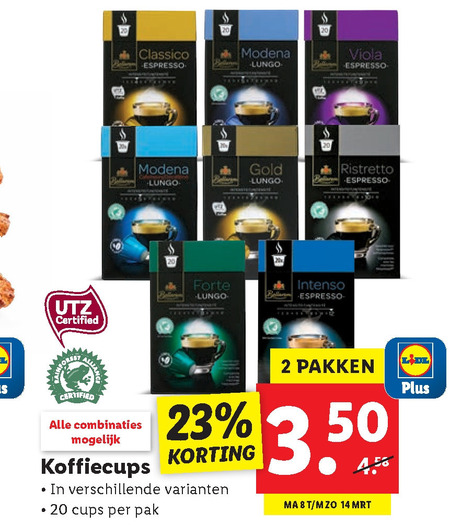 Bellarom   koffiecups folder aanbieding bij  Lidl - details