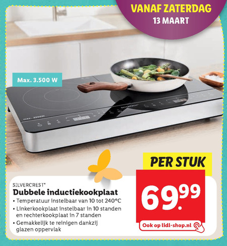 SilverCrest   inductiekookplaat folder aanbieding bij  Lidl - details