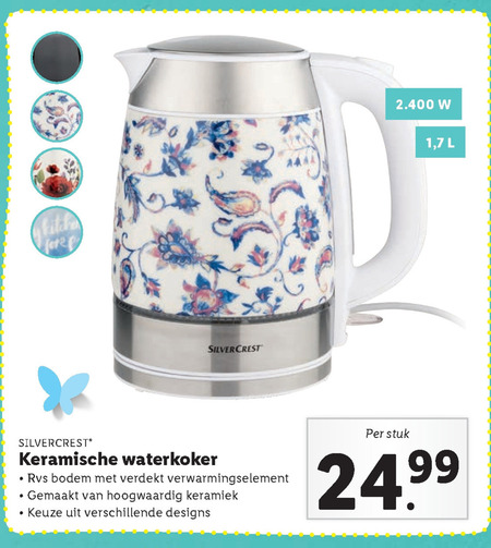 Geavanceerd Als reactie op de woestenij SilverCrest waterkoker folder aanbieding bij Lidl - details