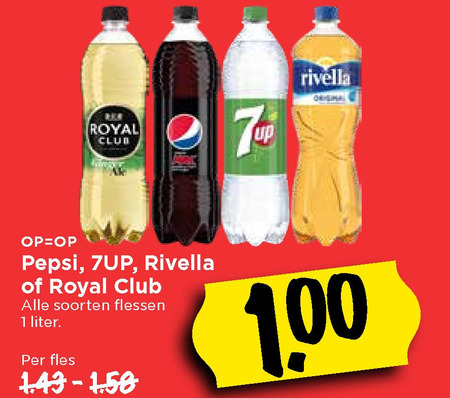 Rivella   frisdrank, cola folder aanbieding bij  Vomar - details