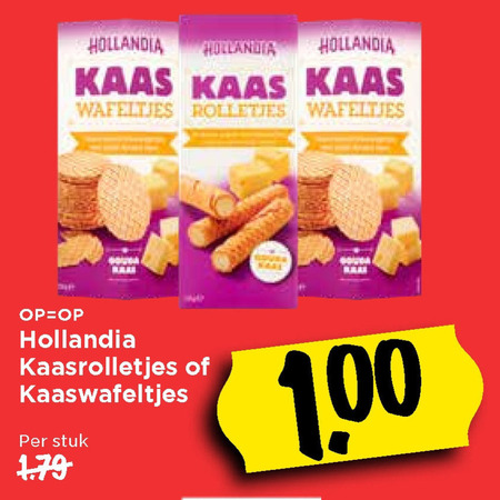 Hollandia   kaaszoutjes folder aanbieding bij  Vomar - details