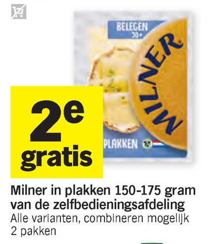 Milner   kaasplakken folder aanbieding bij  Albert Heijn - details