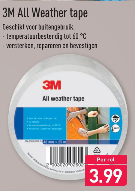 3M   klustape folder aanbieding bij  Aldi - details