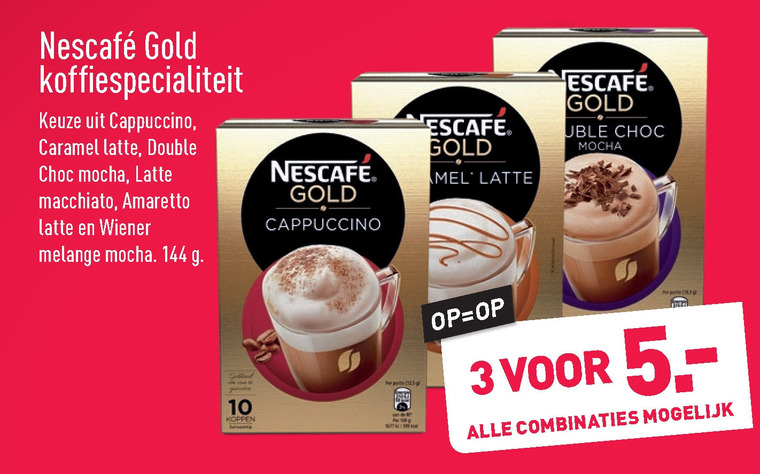 Nescafe   oploskoffie folder aanbieding bij  Aldi - details