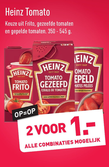Heinz   tomatenpuree folder aanbieding bij  Aldi - details