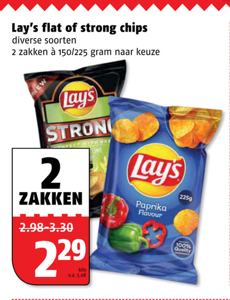 Lays   chips folder aanbieding bij  Poiesz - details